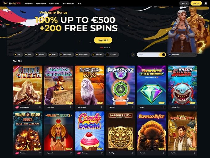 Boomerang Casino: Zaživi Najboljše Igre in Bonuse na Ekranu
